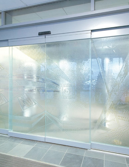 Automatic Sliding Frameless Glass Doors