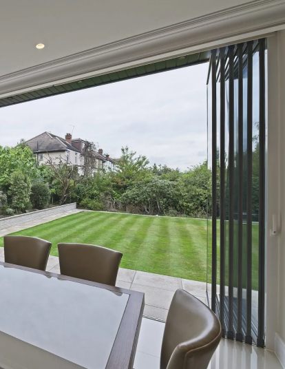 Folding Frameless Glass Doors