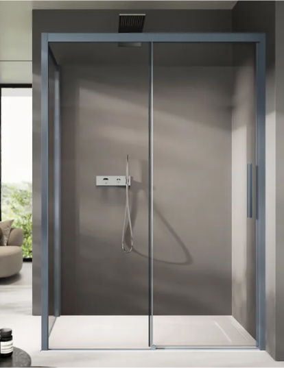 Sliding Door Frameless Glass Shower Cubicle